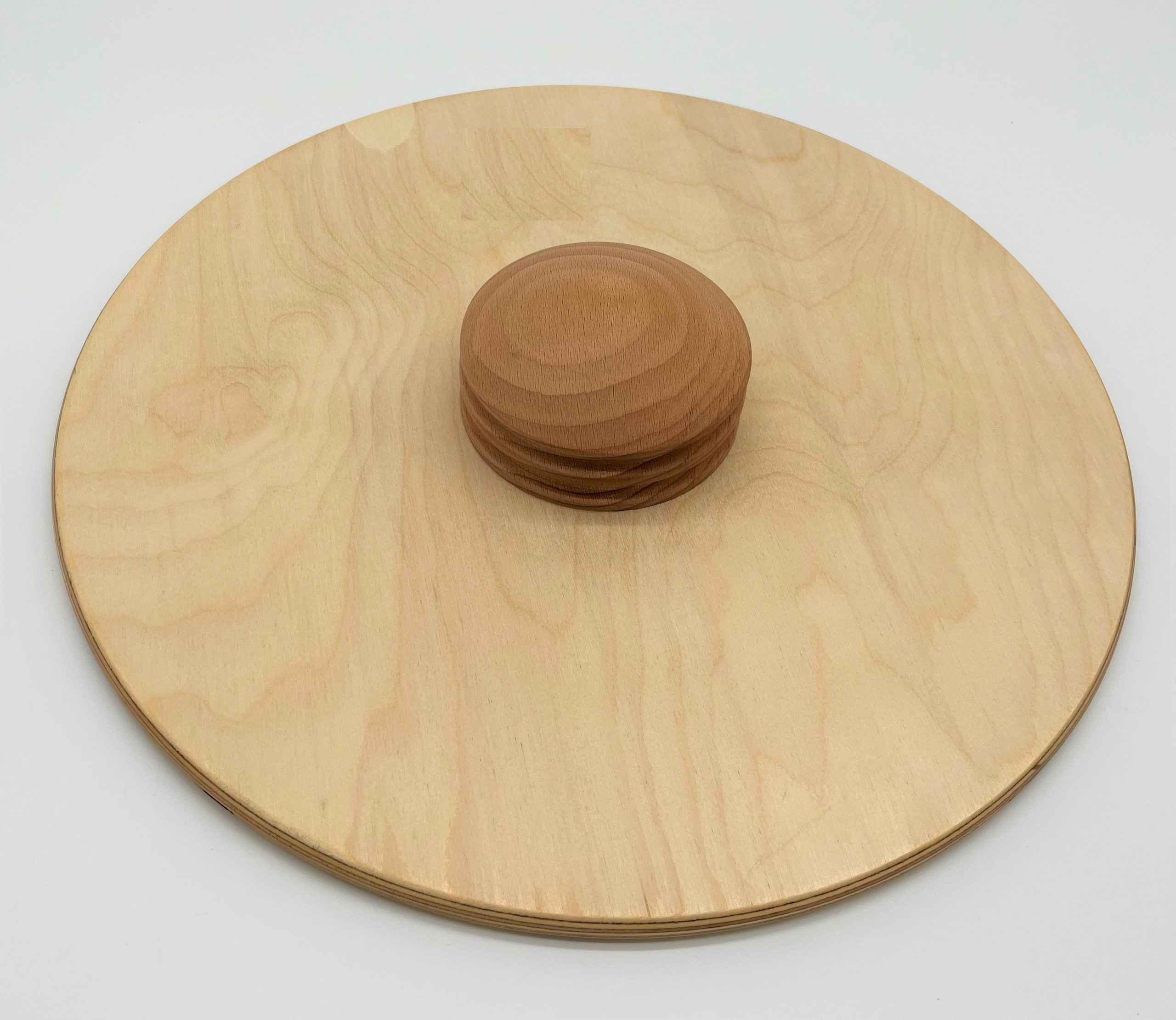 Demi-sphère éducative d équilibre bois D38cm
